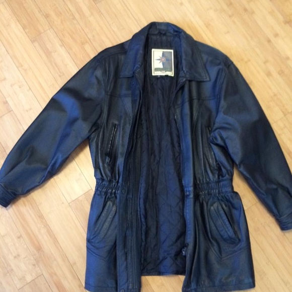 womens Leather Jacket sz xl - Picture 1 of 3